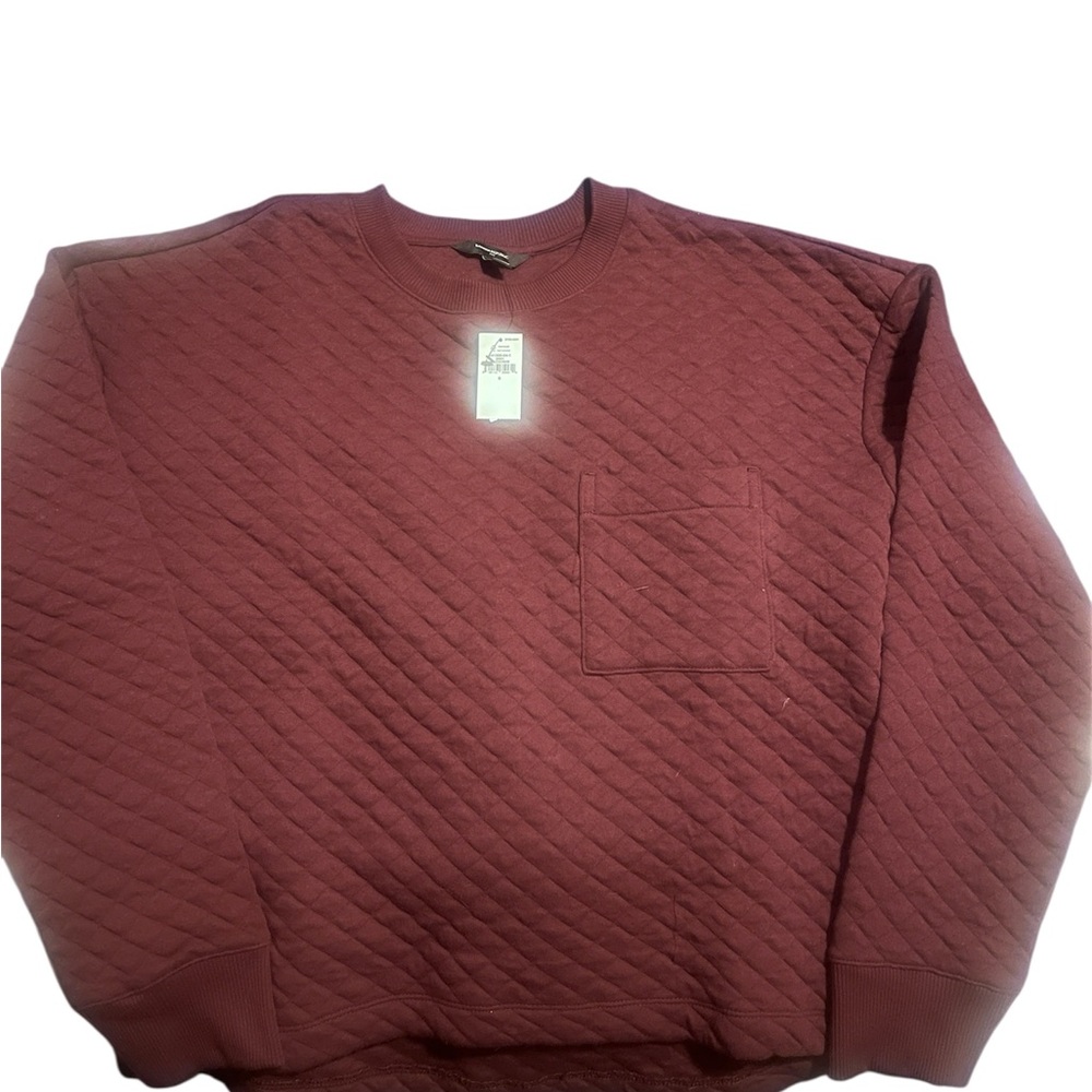 Banana Republic Quilted Burgundy Top